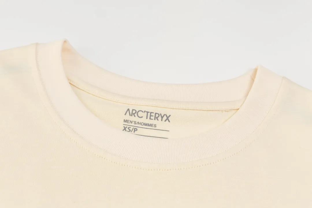 Ayc Teryx （ F 4） 2024FW T LOGO Premium 32s Same Style ： Yellow Pink White Size：XS S M L